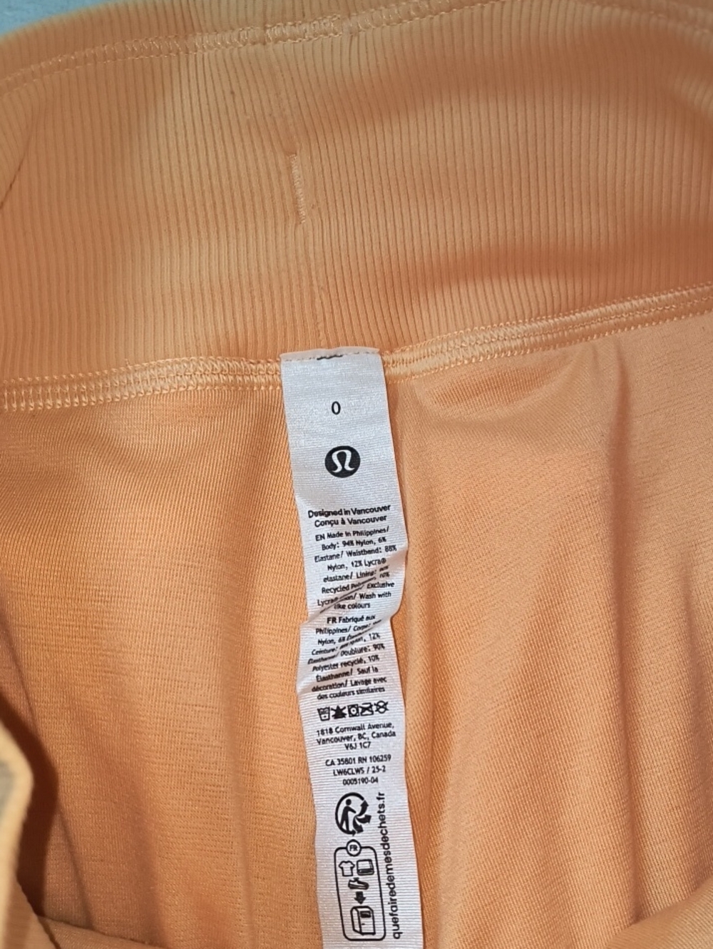 Lululemon Dance Studio Mid Rise Cropped Pant In Rock Melon Size 0 - Picture 5 of 5
